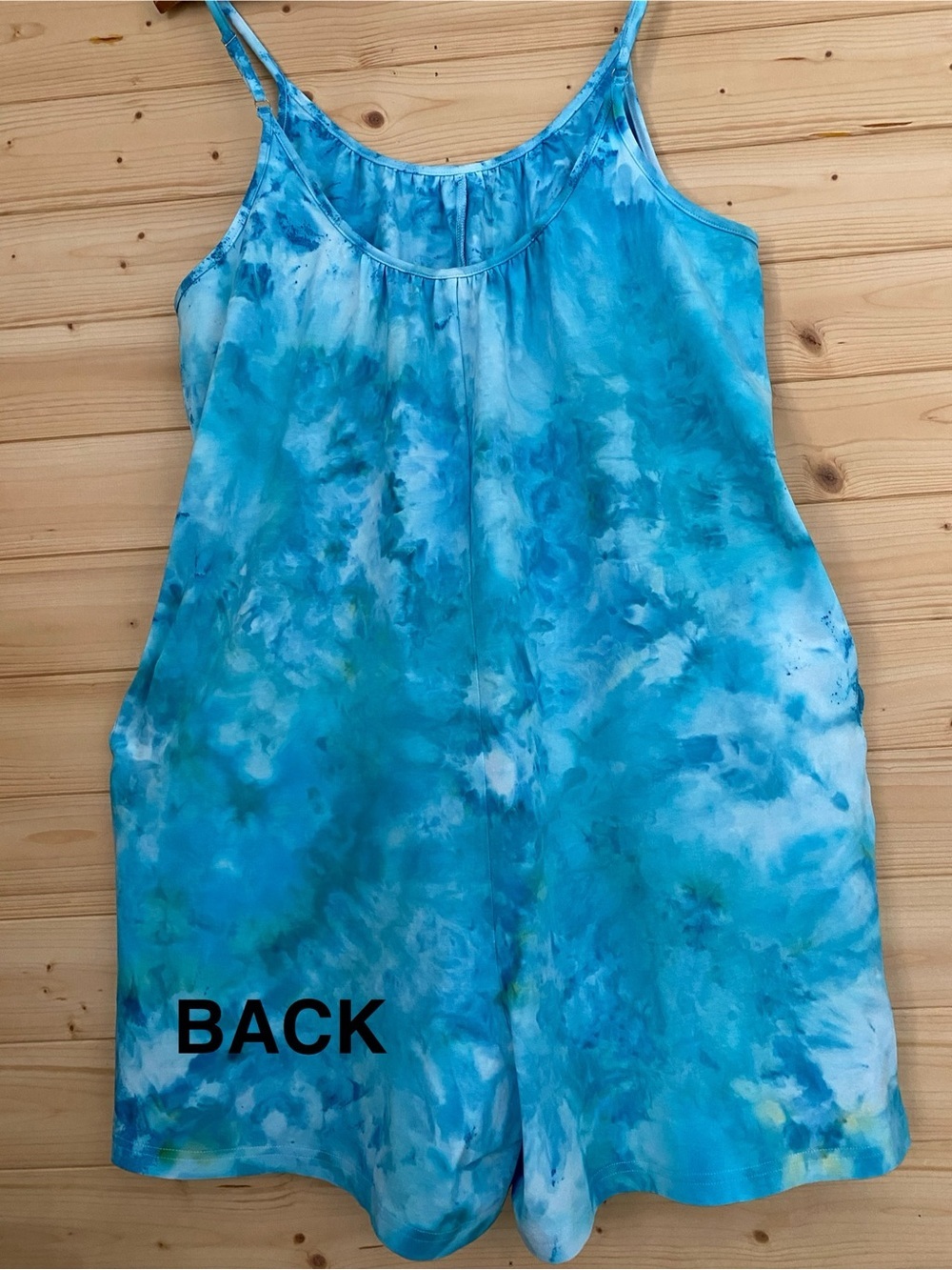 Romper Bahama Mama Ice Tie Dye Women’s Large Beach Swimsuit Cover Up Coastal - Picture 5 of 12